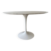 Round table Tulip Knoll Eero Saarinen 120cm authentic - Carrara marble