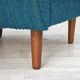 1970s, Danish armchair, original furniture wool, teak wood.