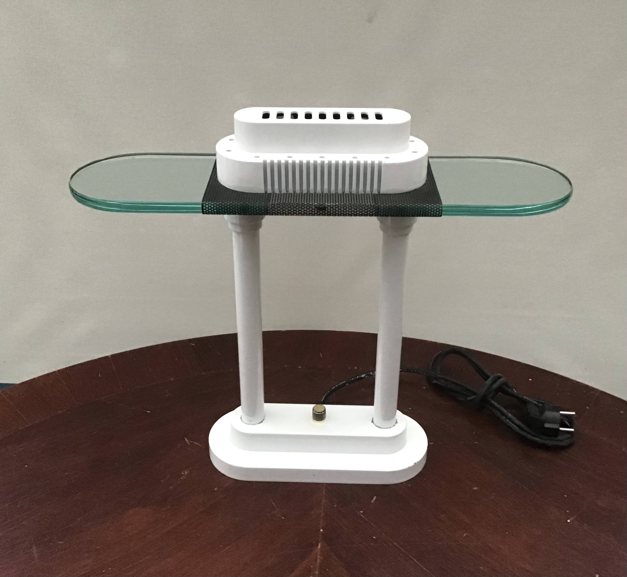 Vintage Robert Sonneman Table Lamp – Memphis Style – with Dimmer