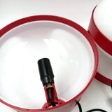 Joe Colombo, space age set of 2 mod. KD27 table lamps, Kartell Italy 1970s