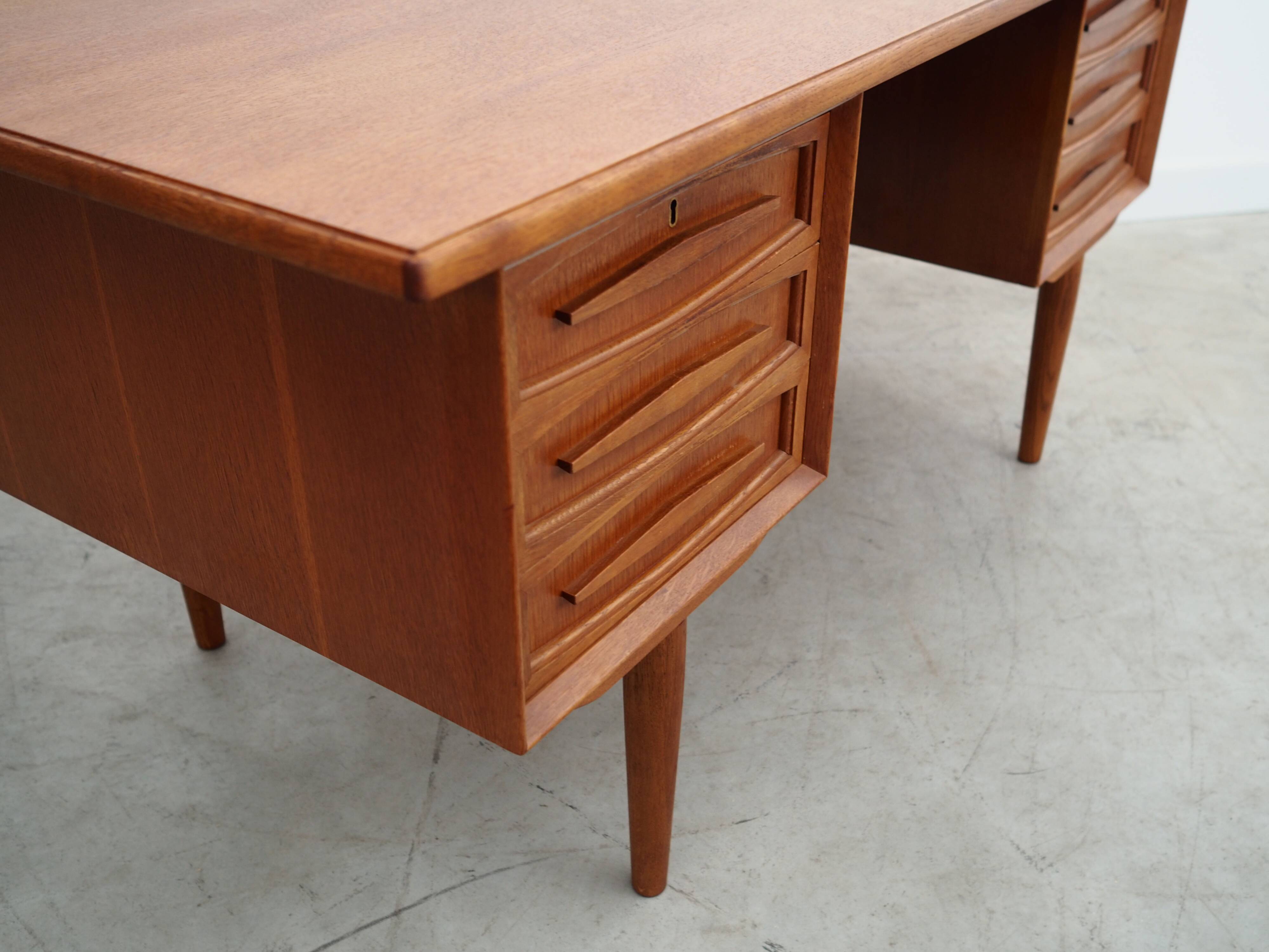 Oak desk, Danish design, 1960s, production: Denmark