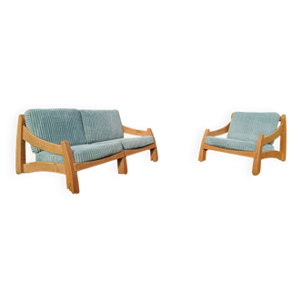 Scandinavian sofa and armchair