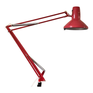 Lampe d'architecte Ledu rouge Suède