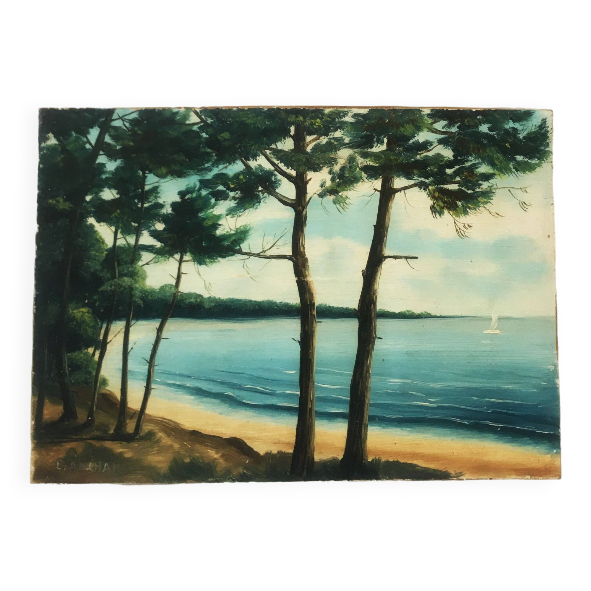 Seaside painting