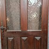 Art Deco period door in solid wood circa 1930-1940 (A)