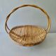 Rattan fruit basket 70s