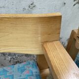 Set of 6 oak chairs with armrests Ate Van Apeldoorn