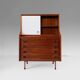 Mid Century Modern Italian Wood Cabinet, George Coslin for 3V Arredamenti P