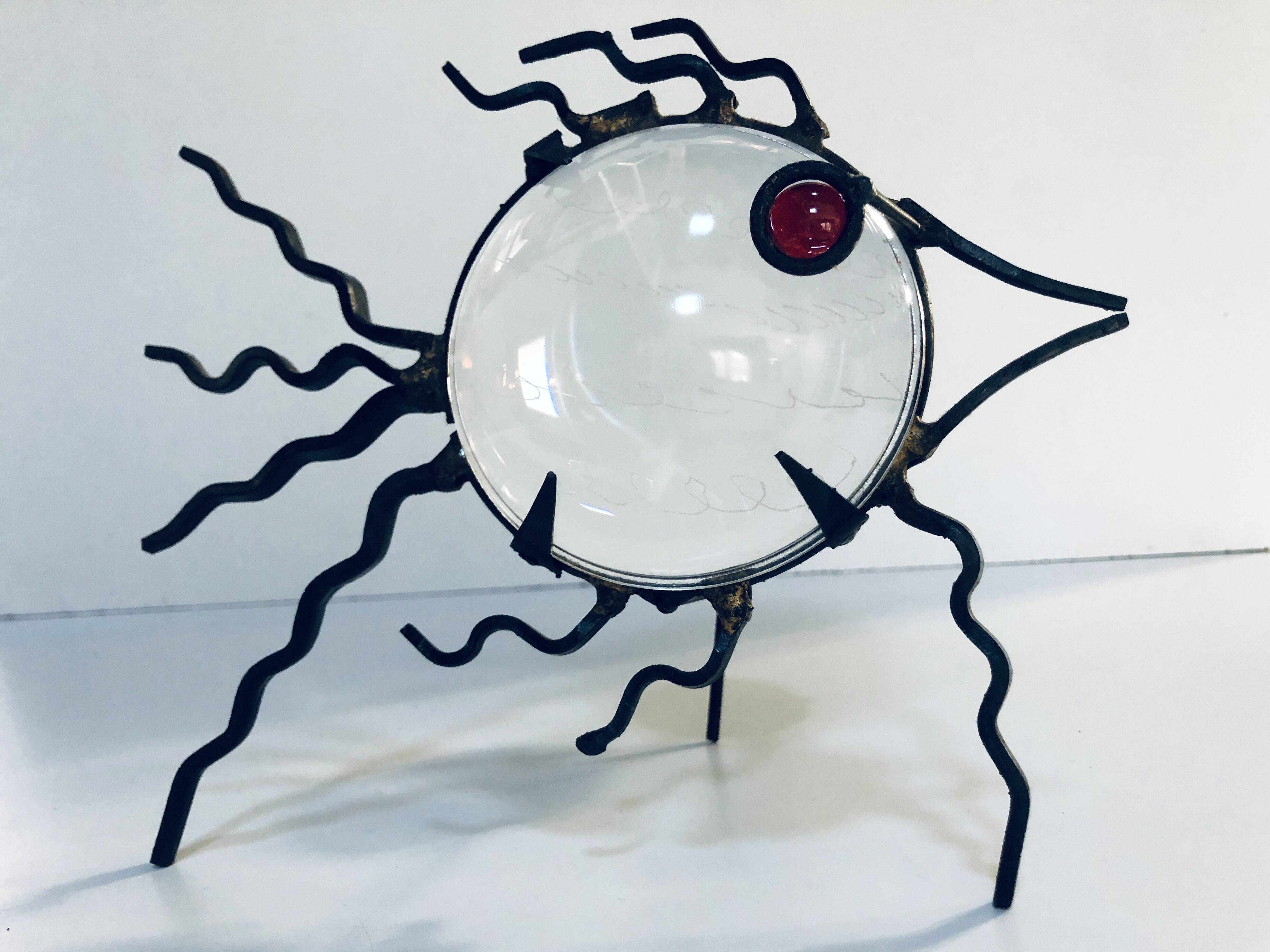Candle Holder Sculpture • “Fish Eye” • Mark Brazier-Jones • Avant-Scène • 1990