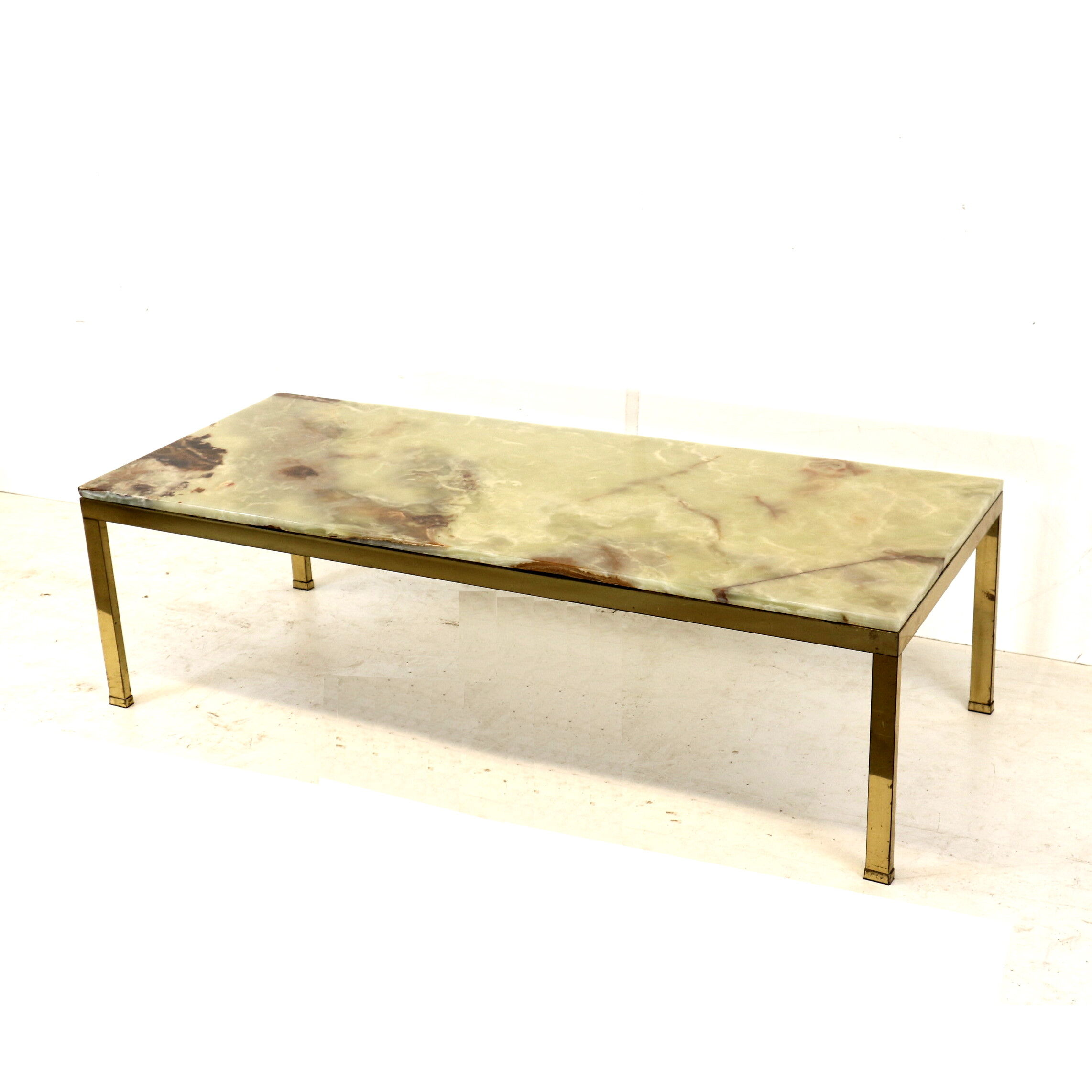 Large vintage Onyx coffee table made in the 1970s