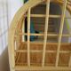 Vintage Library - 2 drawers - Woven rattan cupboard - 1980s - natural