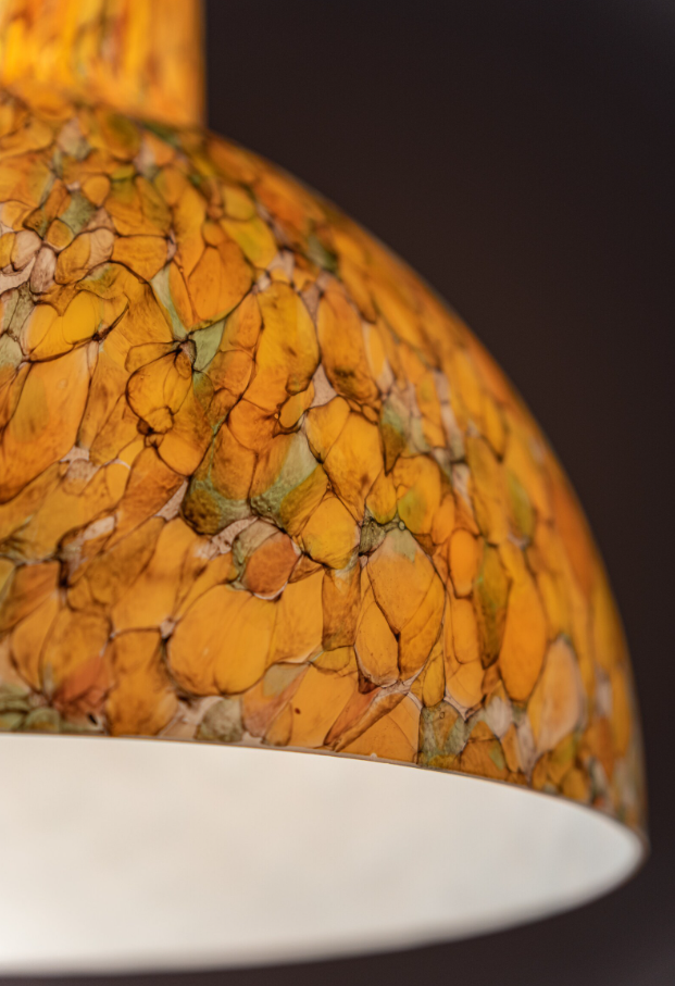 Glass suspension by Peill Putzler Germany 1970