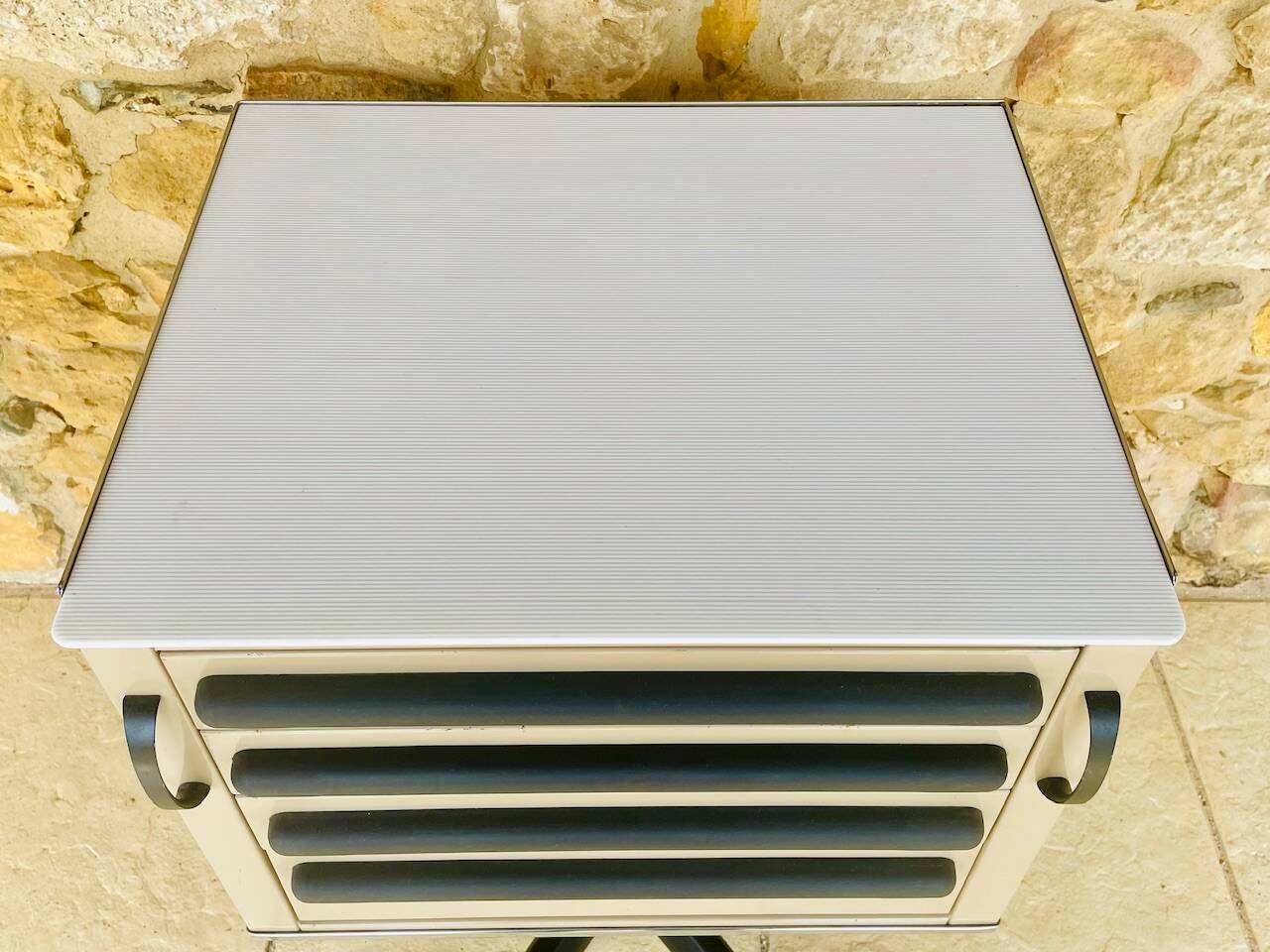 Cazzaro swivel medical storage cabinet with drawers, 1970s/1980s