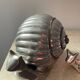 Duo vintage snail jewelry boxes in silver metal
