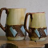 Pair of Orchies pitchers