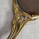Hand mirror Art Nouveau 1900 circa 11x24cm