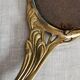 Hand mirror Art Nouveau 1900 circa 11x24cm