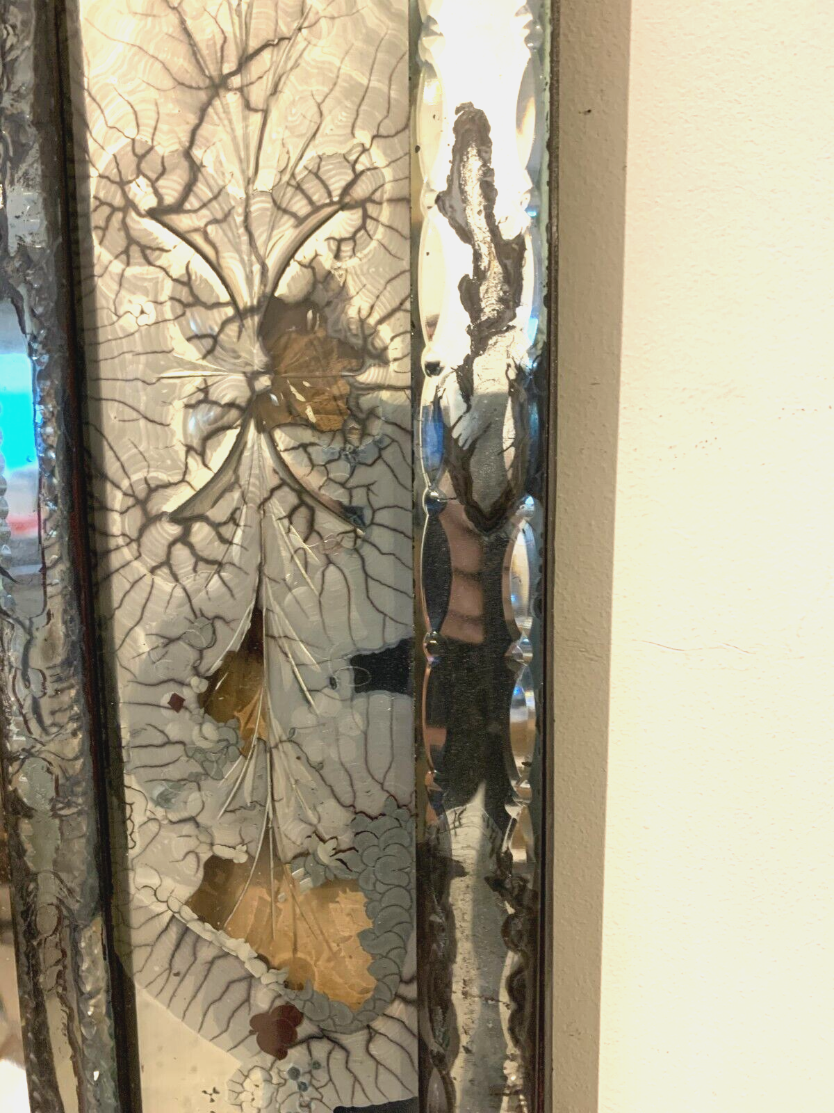 Miroir Vénitien a pare close XX siècle