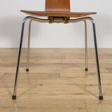 Model 3103 Dining Chairs by Arne Jacobsen for Fritz Hansen, 1970s, Set of 4