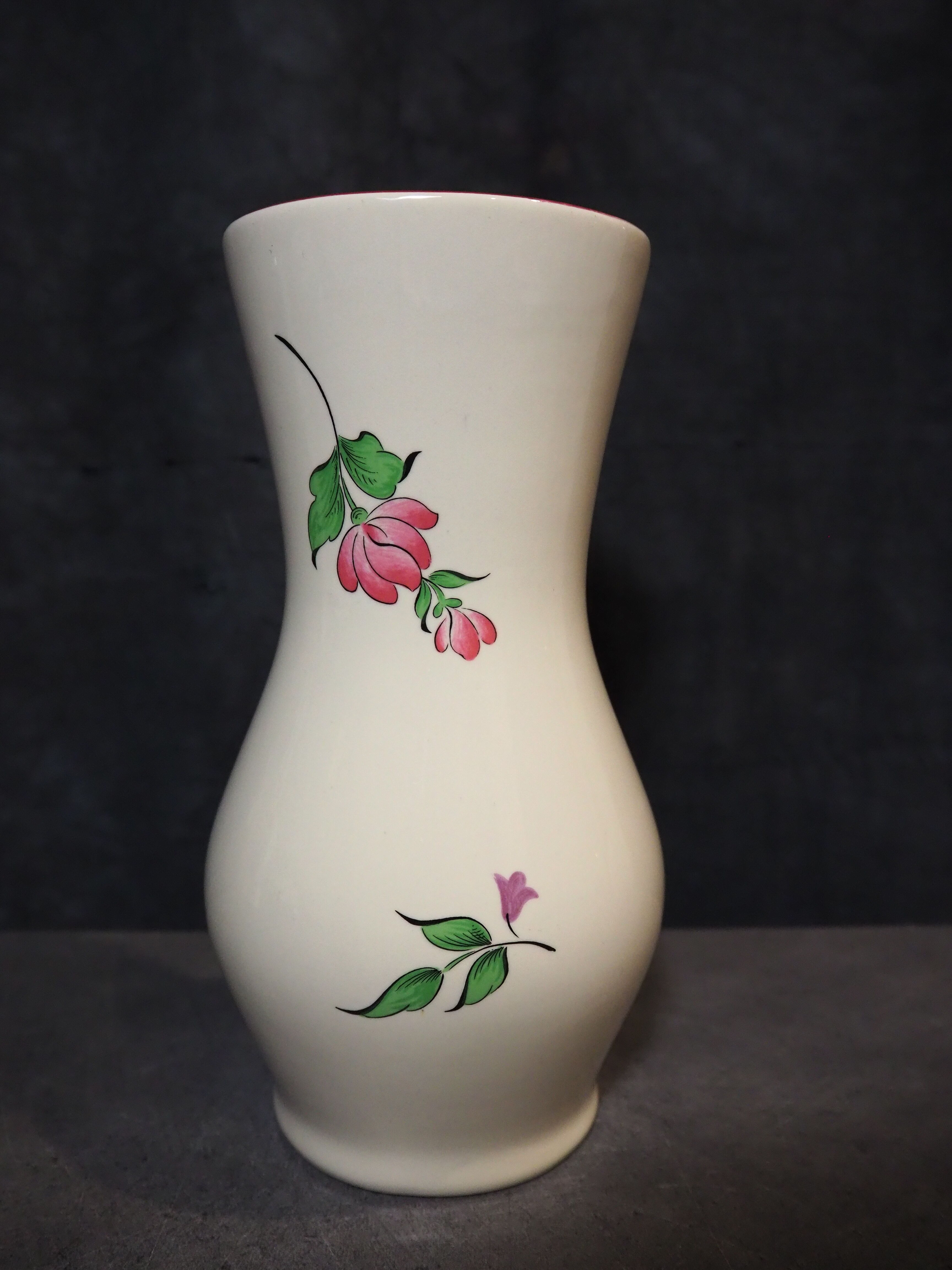 Vase 'small' Louis XV numbered collection reverbere earthenware Lunéville France KG