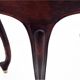 Table et 4 chaises en bois et tissu, Europe du Nord vers 1870
