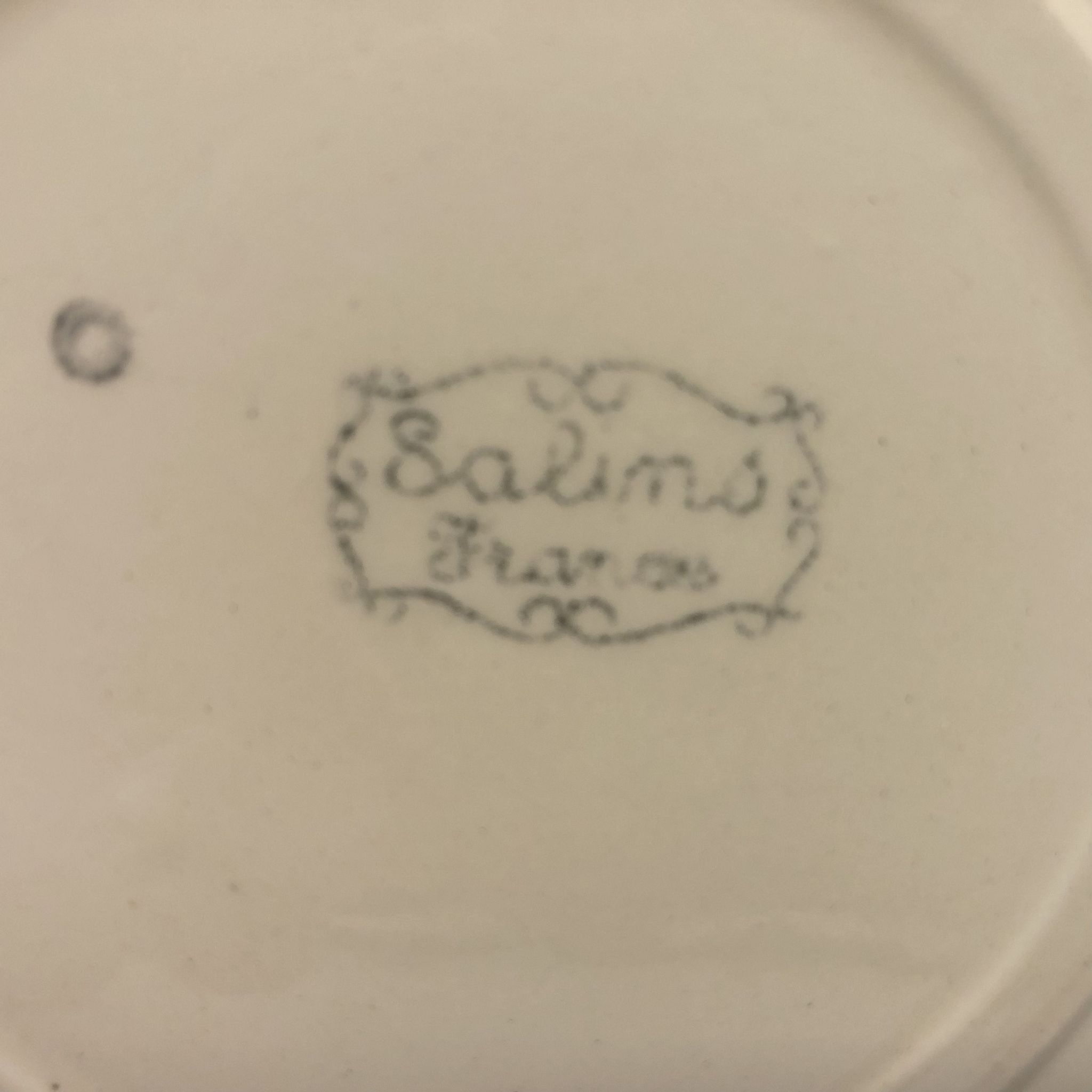 Series of 6 mismatched dessert plates (Salins/Royal Doulton)