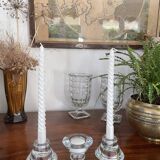 Set of 3 reversible Scandinavian candle holders