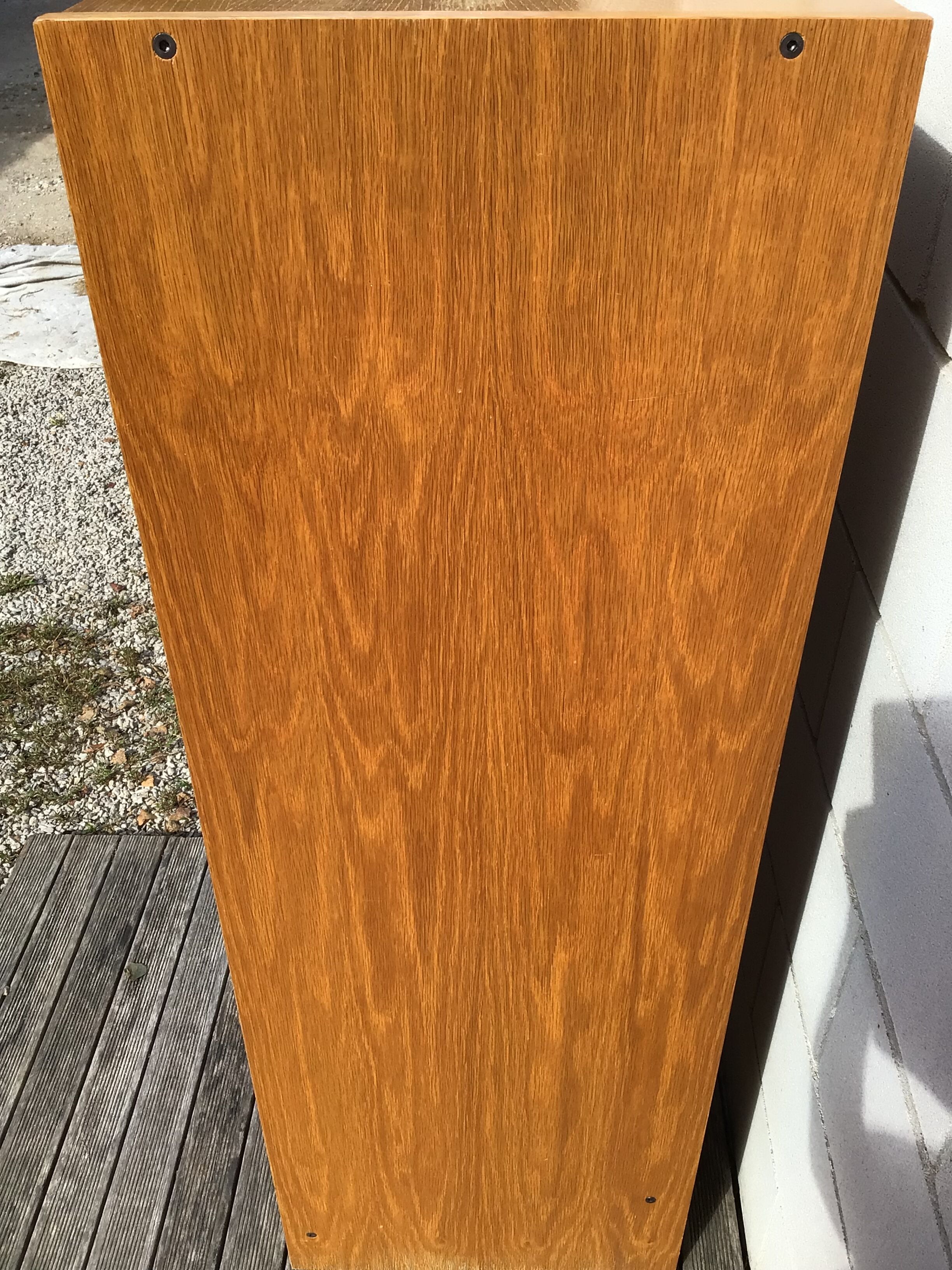 Curtain binder veneer gilded oak height 121cm