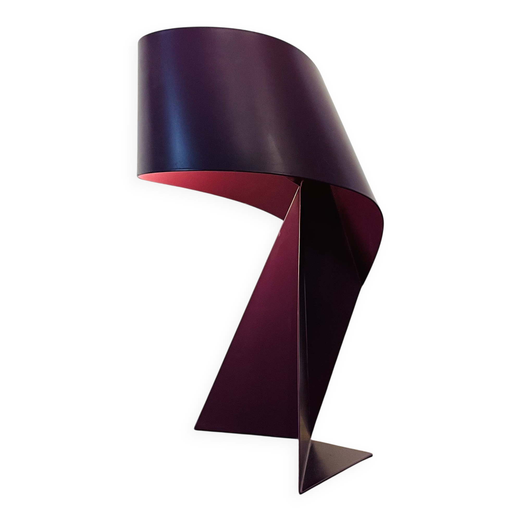 Ribbon Habitat Table Lamp – Claire Norcross Design – Purple Metal