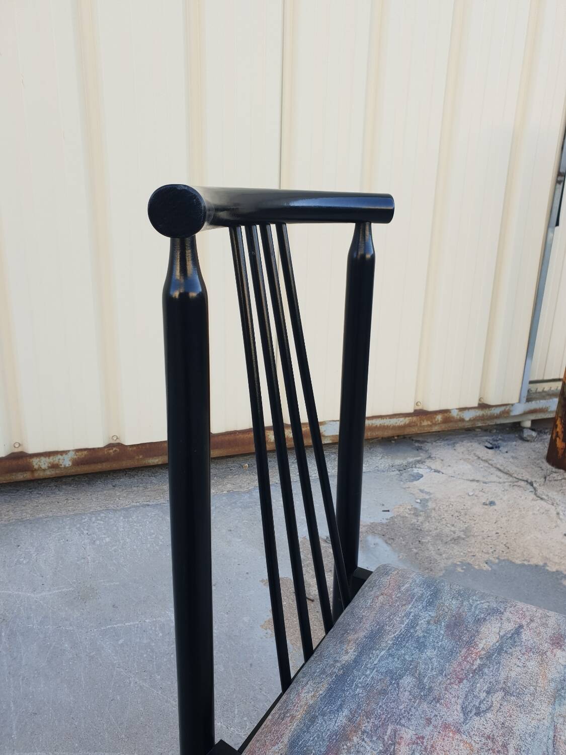 Series of 4 designer chairs 1980