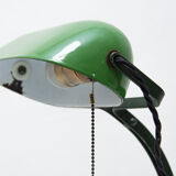 Art Deco adjustable banker lamp, 1930s, Bohemia