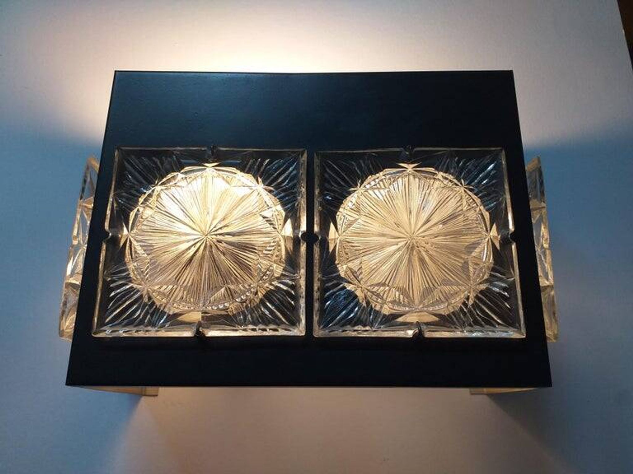 Pair of Midcentury Wall Lamps Napako, Josef Hurka, 1970s