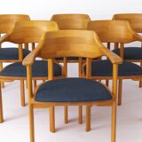 6 chaises vintage 1960, Ansager Møbler, Danois