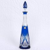 Wine carafe - cristallerie val saint-lambert - model: pyramid - period: 20th century