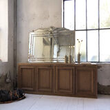 Italian design milked gold mirror