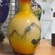 Glass vase – Handmade – Decoration – Yellow orange gradient