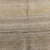 Brown & Cream Large Kilim Area Rug, 229x315Cm