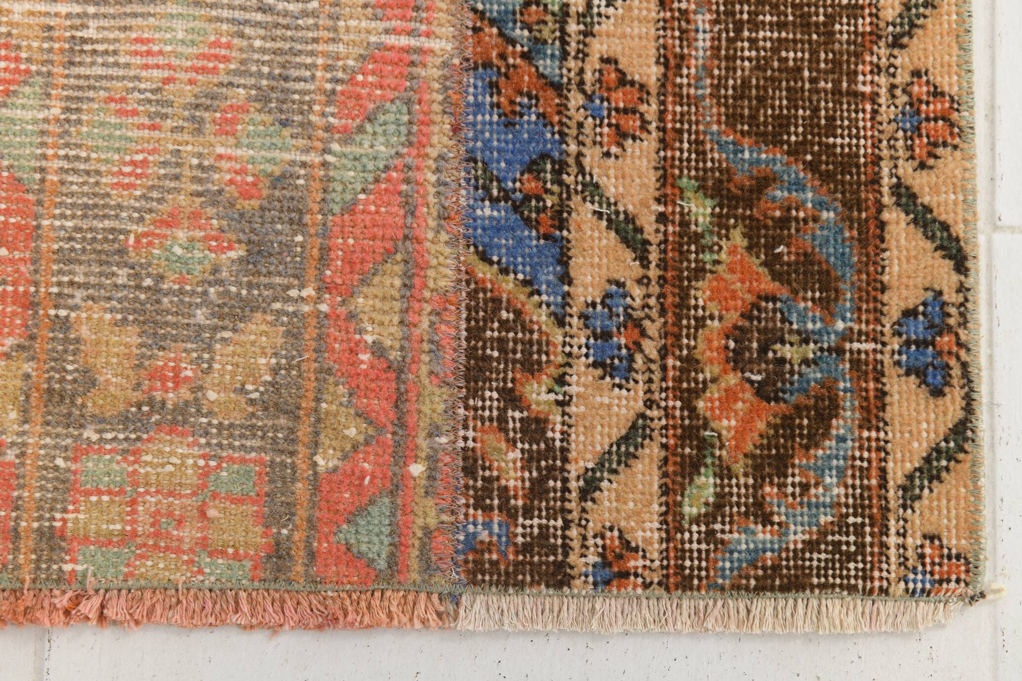 3x10 Multicolor Vintage Runner Rug