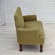 1950s, Danish 2-seater sofa, green furniture wool fabric.