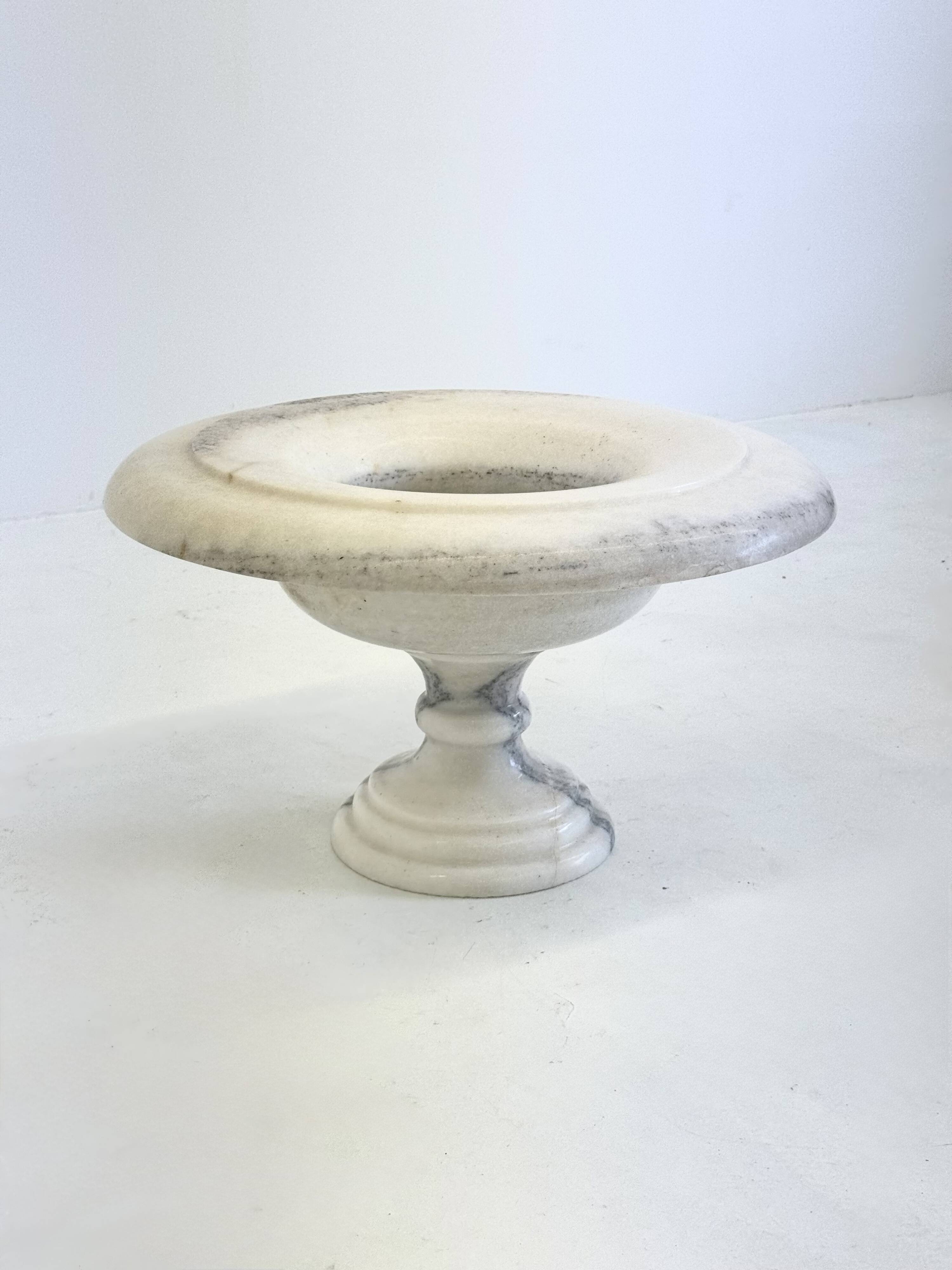 Grand bol vintage en marbre massif