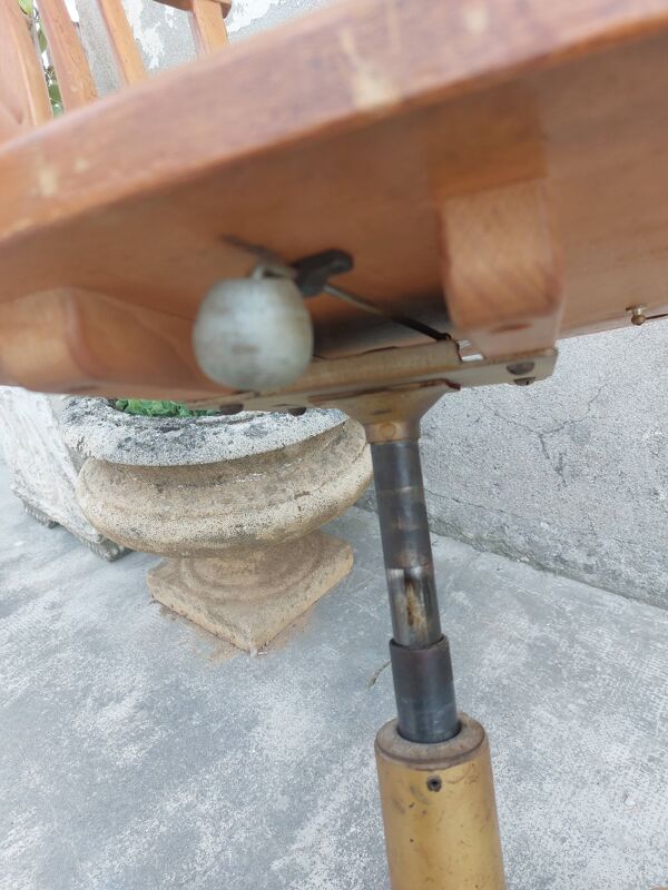 Chaise de bureau atelier stoll giroflex suisse 1960