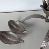cendrier d'invité ,individuels en forme de fleurs ,en métal