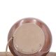 Burgundy brown ceramic lamp Sncf Marchandises