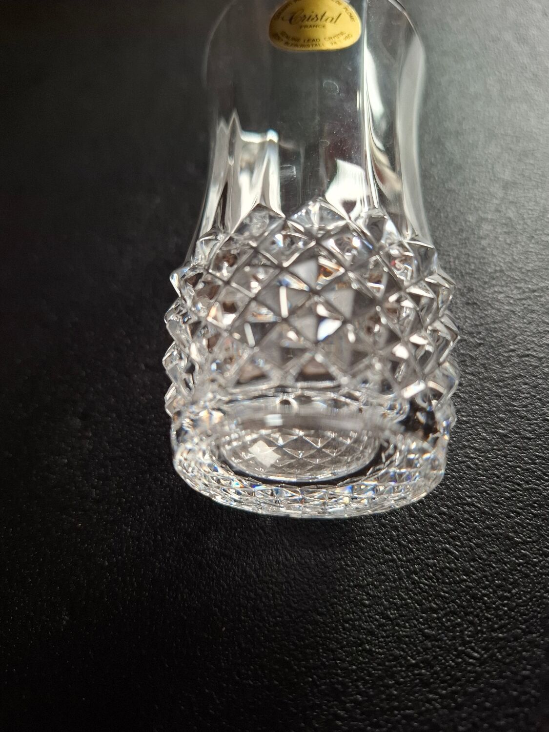 Crystal vase Pierre Cardin