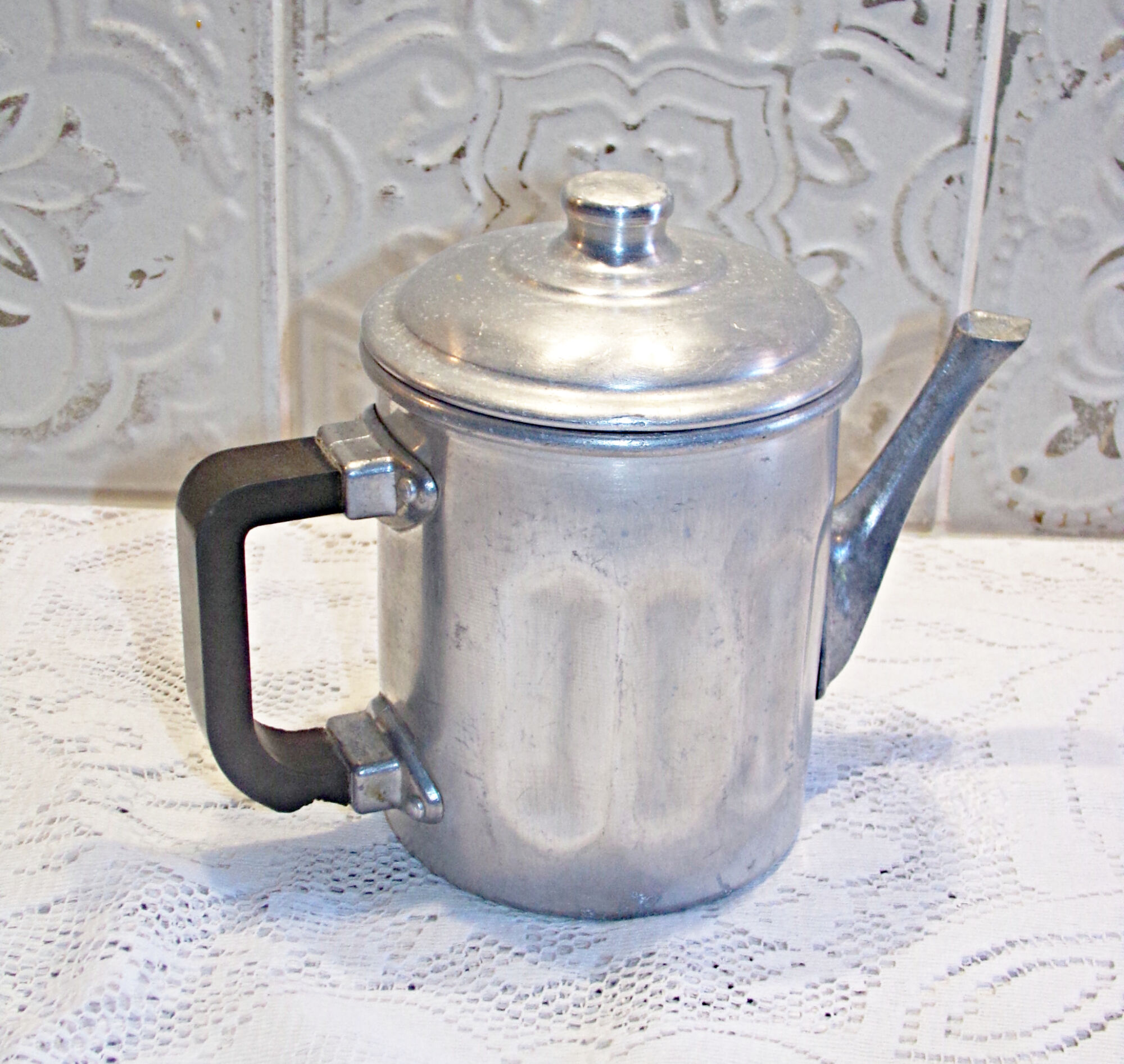Vintage aluminum coffee maker Kafexpress France