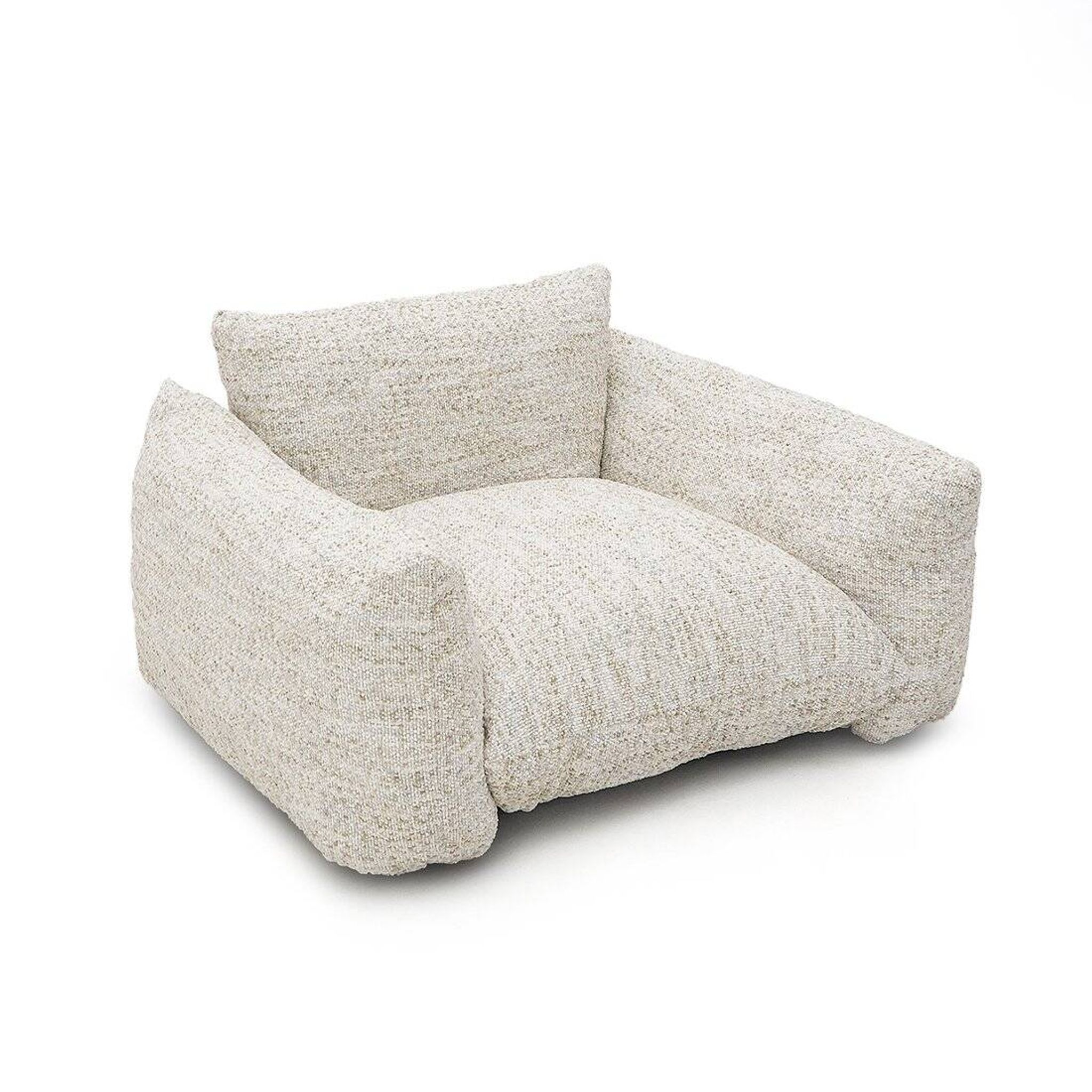 Marenco armchair set with ottoman by Mario Marenco for Arflex, 1970s