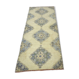 Orange & Brown Oushak Runner sku 2254