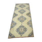 Tapis de couloir Oushak orange et marron sku 2254