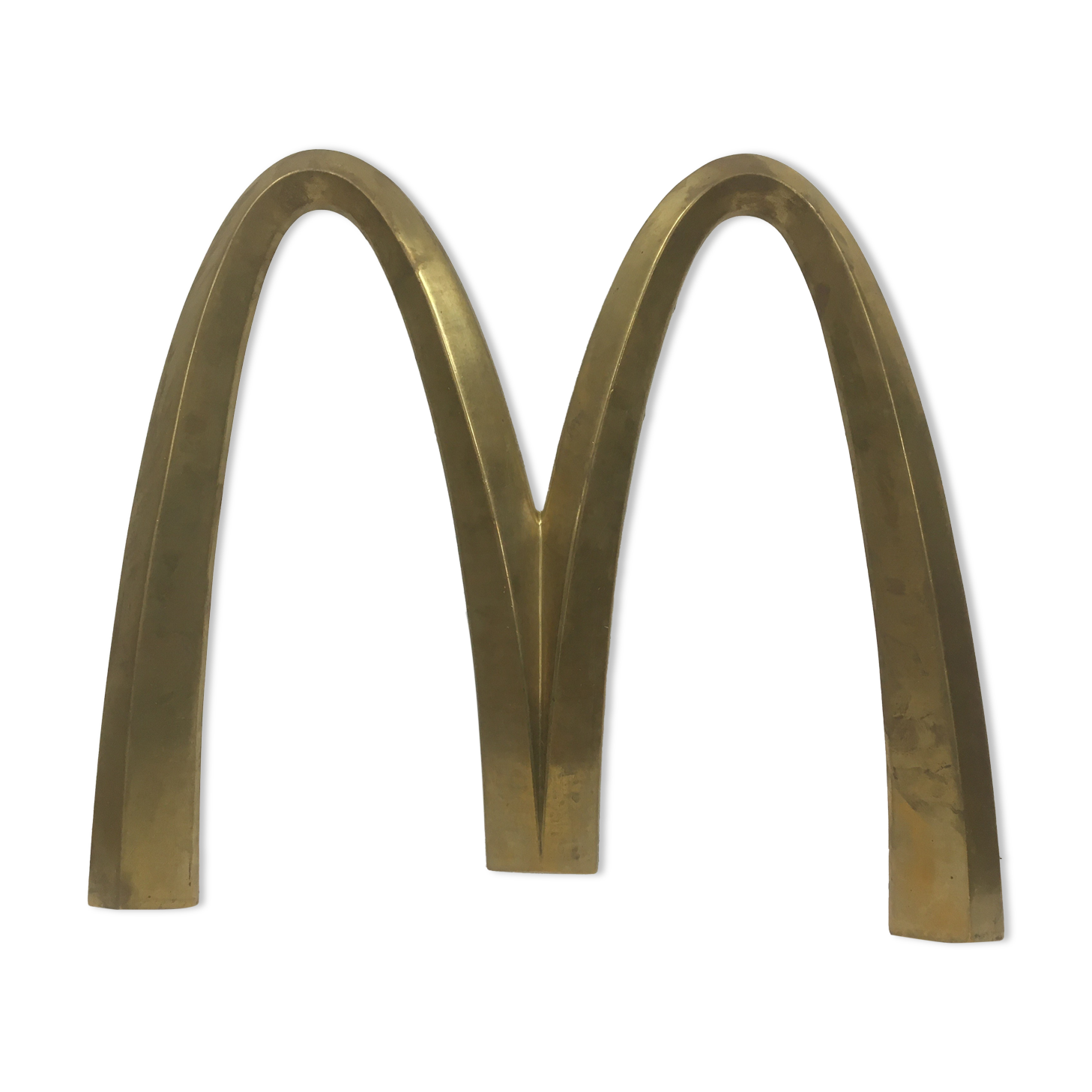 Former McDonald's brass sign 1980