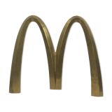 Former McDonald's brass sign 1980